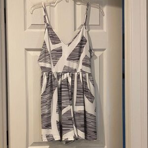 Stylish Black and White One Piece